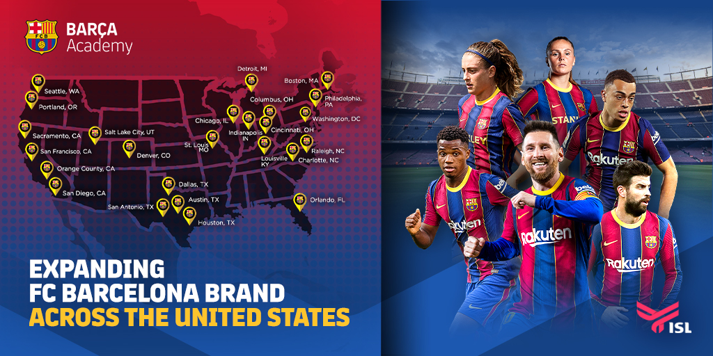 ISL putting Barca Camps on the map – 25 cities and thousands of players!