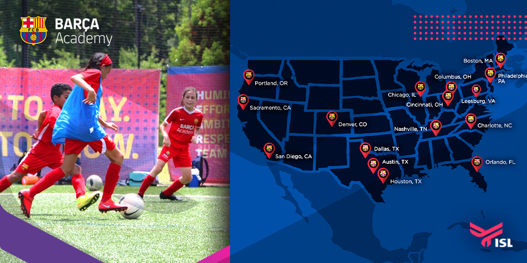 ISL Aids FC Barcelona In Unprecedented United States Summer Camp Tour
