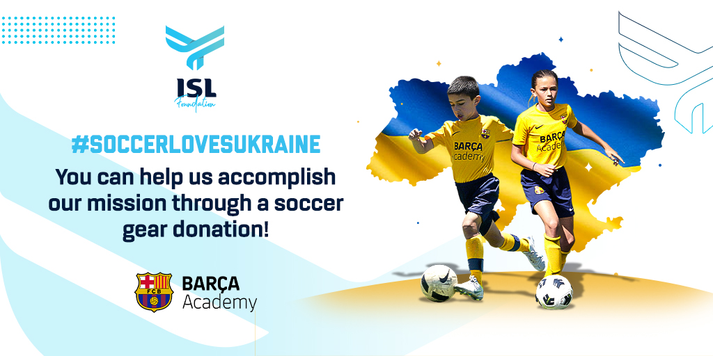 ISL Foundation Giving Ukrainian Child Refugees a Special Holiday Season Through #SoccerLovesUkraine