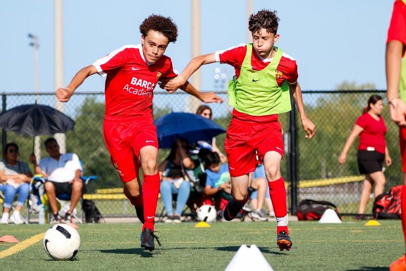 Barca Academy play