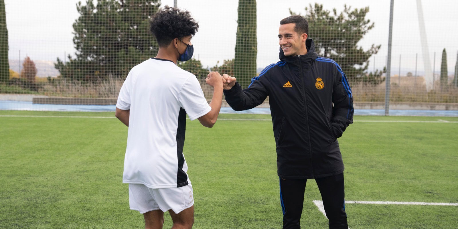 Lucas Vázquez visited ISL at the Madrid Soccer Experience training session!