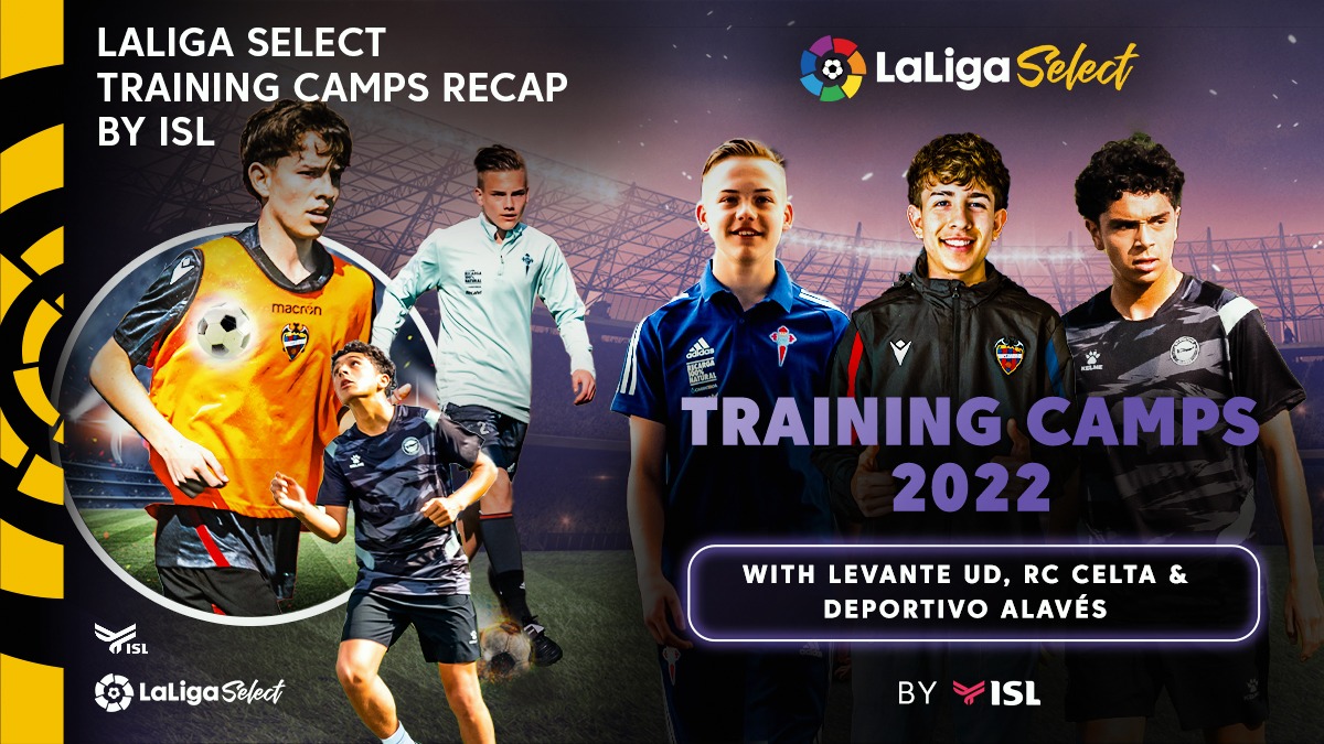The third phase of ISL and LaLiga SELECT training camps conclude with 3 young football players having trained with LaLiga clubs after Madrid Showcase.